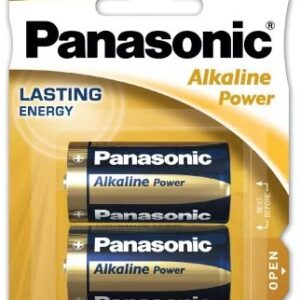 Blister 2 Pilhas Alcalinas 1,5V C / LR14 - PANASONIC