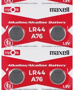 Pilha Alcalina LR44/A76 1.5V AG13 0% - MAXELL
