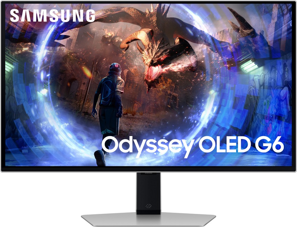 Monitor Odyssey G6 OLED 27 G60SD Quad HD (Prateado) - SAMSUNG