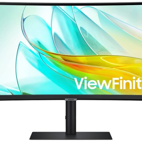 Monitor Curvo ViewFinity S6 LED 34 LS34C652UAUXEN 4K Ultra HD (Preto) - SAMSUNG