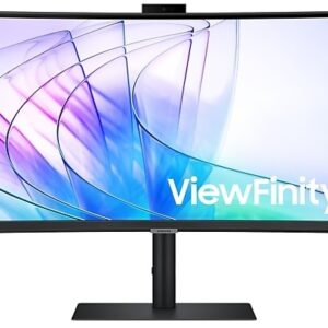 Monitor Curvo ViewFinity S6 LED 34 LS34C652VAUXEN 4K Ultra HD (Preto) - SAMSUNG