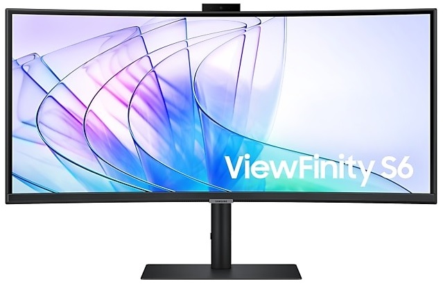 Monitor Curvo ViewFinity S6 LED 34 LS34C652VAUXEN 4K Ultra HD (Preto) - SAMSUNG
