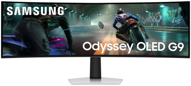 Monitor Curvo Odyssey OLED G9 G91SD 49 Dual QHD 144Hz (Prateado) - SAMSUNG