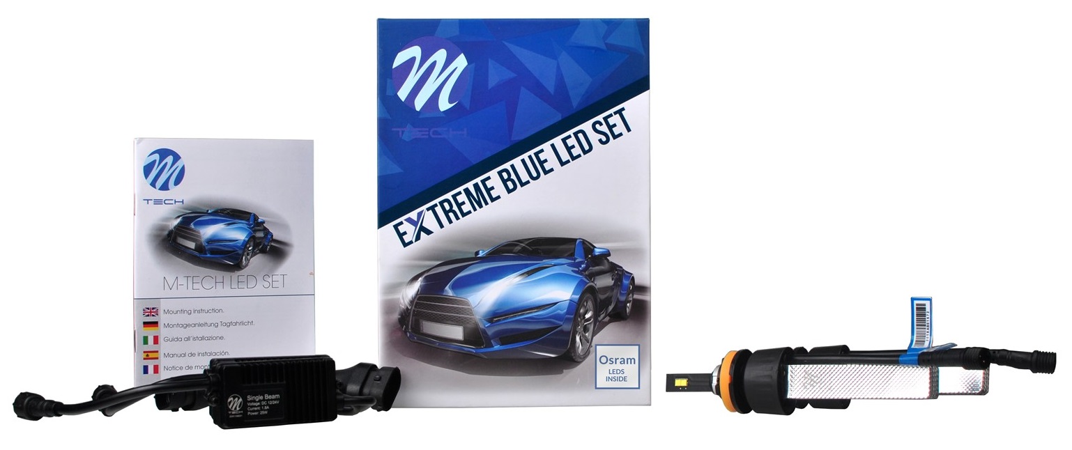 Kit 2x Lampadas LED Extreme H11 6000K 40W 5000Lm