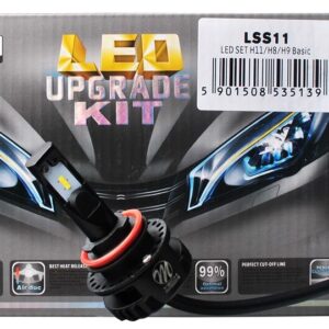 Pack 2x Lampadas LED H11/H8/H9 9~32V 38W/set Branco 6000K - M-TECH