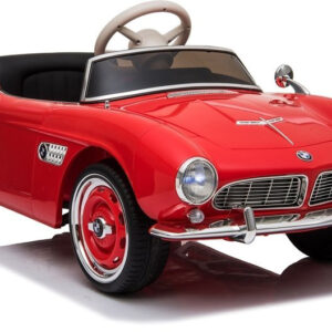 Carro Elétrico BMW Retro (Lacado Vermelho)