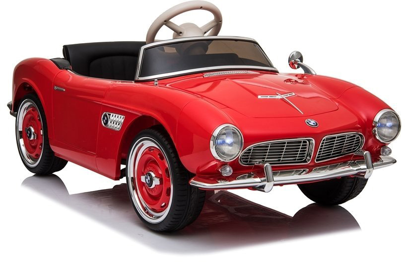Carro Elétrico BMW Retro (Lacado Vermelho)