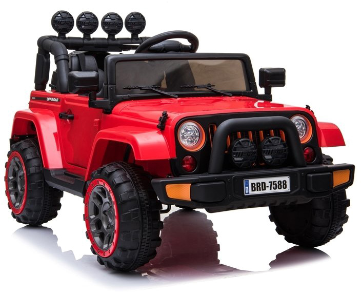 Carro Elétrico Jeep 4x4 BRD-7588 (Vermelho)