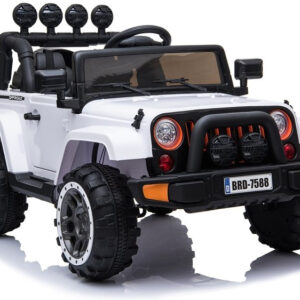 Carro Elétrico Jeep 4x4 BRD-7588 (Branco)