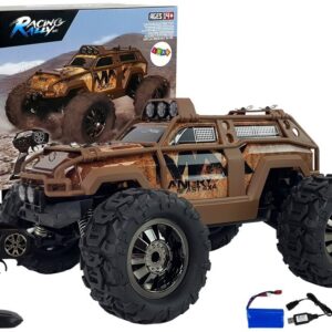 Carro Telecomandado RC Rally Car 2.4G 1:18 4x4 (Castanho)