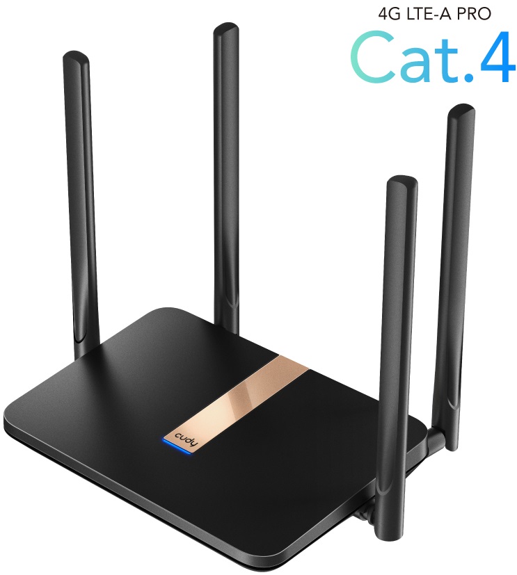 Router LT500D AC1200 Dual-Band WiFi 5 4G LTE 10/100Mbps - CUDY