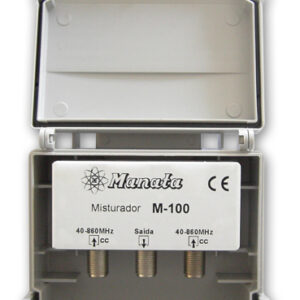 Misturador Antena 2 Entradas VHF / UHF - MANATA