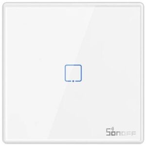 Comando Switch 1 Canal Smart RF Touch de Superfície Autocolante - SONOFF T2EU1C-RF