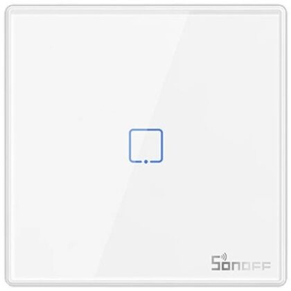 Comando Switch 1 Canal Smart RF Touch de Superfície Autocolante - SONOFF T2EU1C-RF