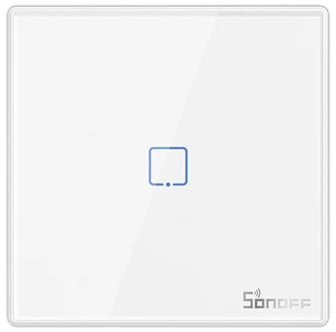 Comando Switch 1 Canal Smart RF Touch de Superfície Autocolante - SONOFF T2EU1C-RF