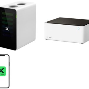 Máquina de Gravação a Laser M1 10W 2-EM-1 + Máquina Absorvedora de Fumo SafetyPro AP2 - XTOOL
