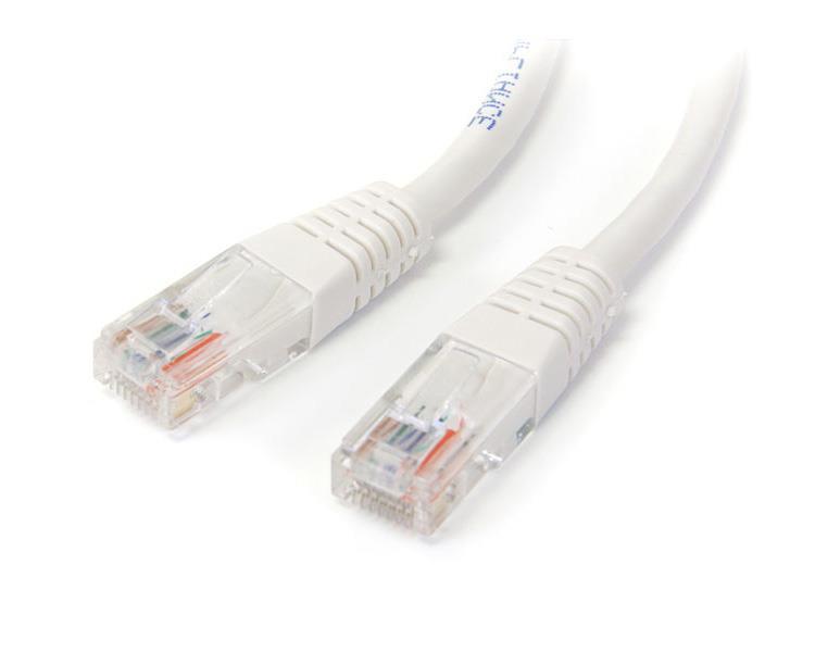 Cabo de Rede RJ45 UTP Cat 5e Branco (15 mts) - STARTECH