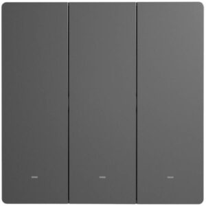 Interruptor de Parede Inteligente M5 3C WiFi 3 Canais (Cinza) - SONOFF