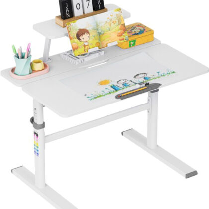 Mesa Infantil Ajustável Study 3.7 90cm (Cinza) - MARK ADLER