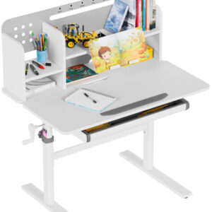 Mesa Infantil Ajustável Study 5.0 90cm (Cinza) - MARK ADLER