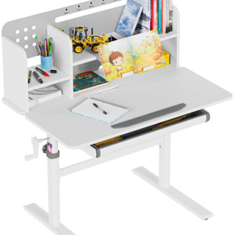 Mesa Infantil Ajustável Study 5.0 90cm (Cinza) - MARK ADLER