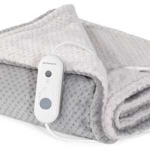 Cobertor El?trico 120W 170x100cm (Cinzento / Branco) - ORBEGOZO