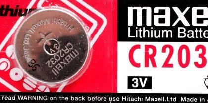 Pilha Lithium 3V CR2032 - MAXELL