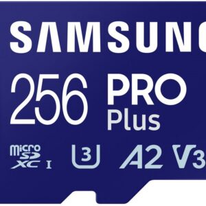 Cartão de Memória PRO Plus 256 GB MicroSD UHS-I (Classe 3) - SAMSUNG