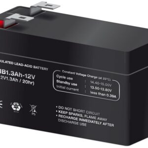 Bateria Chumbo 12V 1,3Ah (97 x 43 x 52 mm) - U-POWER