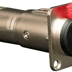 Ficha Adaptadora Canon Macho 3P - Jack 6,3mm Fêmea p/ Painel