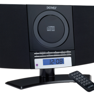 Sistema de Som 2.0 c/ Ecrã LCD CD/FM/AUX - DENVER