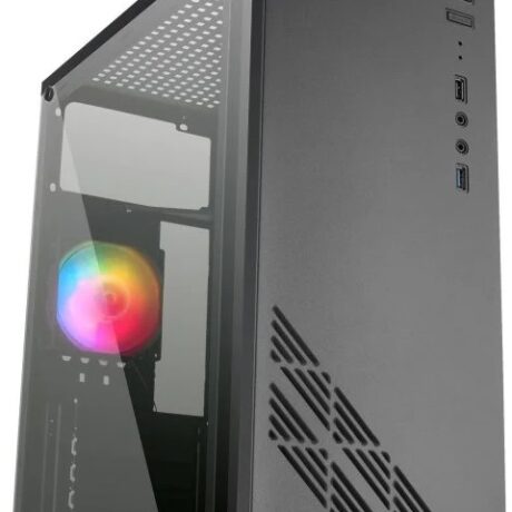Caixa ATX MC100 RGB Acr?lico (Preto) - MARS GAMING
