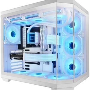 Caixa ATX MC-3TCORE Vidro Temperado (Branco) - MARS GAMING