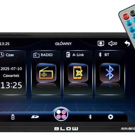 Auto Rádio 2 DIN 4x 50W (USB/AUX/SD/Bluetooth) - BLOW AVH-9810