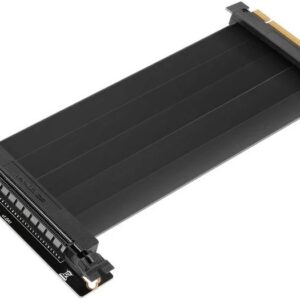 Cabo Riser GPU PCIE 4.0 x16 c/ Conector 90? e Cablagem de Cobre 30awg 300mm - MARS GAMING