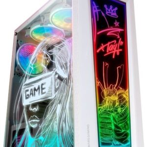 Caixa ATX MCARTW Artistic ARGB (Branco) - MARS GAMING