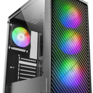 Caixa ATX MCF ARGB Vidro Temperado (Preto) - MARS GAMING