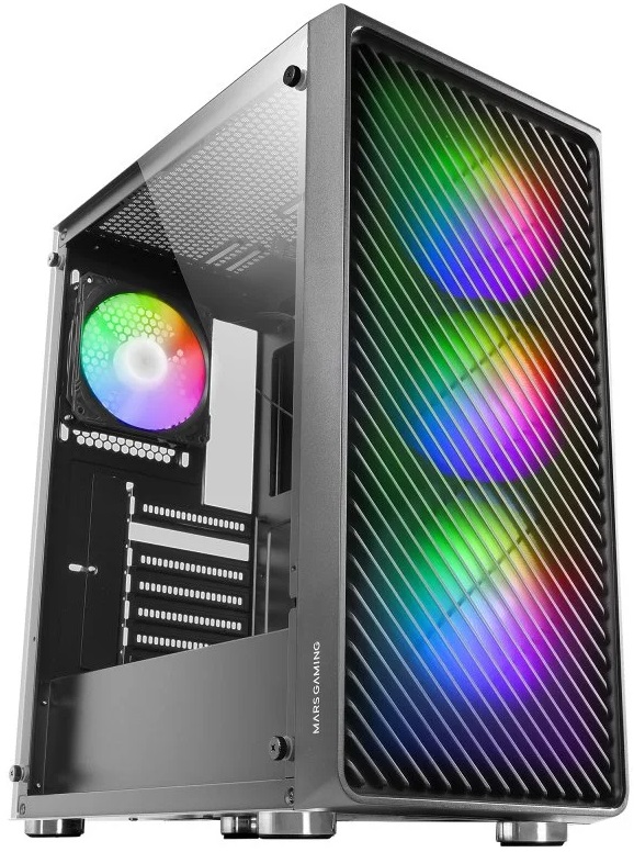Caixa ATX MCF ARGB Vidro Temperado (Preto) - MARS GAMING