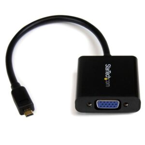Conversor Micro HDMI Macho - VGA F?mea - STARTECH