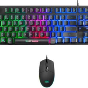 Combo Gaming MCPTKLPT Teclado PT + Rato ?tico 3200DPI USB (Preto) - MARS GAMING