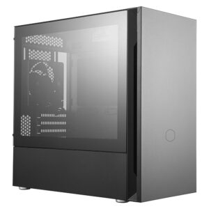 Caixa de PC Micro-ATX Silencio S400 Tempered Glass (Preto) - COOLER-MASTER