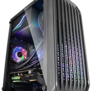 Caixa Micro-ATX MC-S2 Compact Gaming RGB (Preto) - MARS GAMING