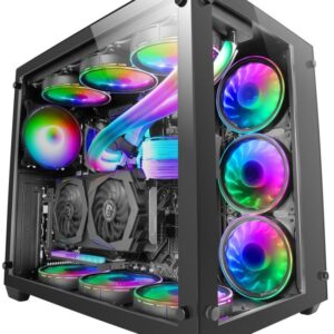 Caixa E-ATX MCV3 XXL Vidro Temperado (Preto) - MARS GAMING