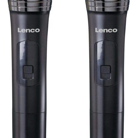 Pack 2x Microfones MCW-020BK (Preto) - LENCO