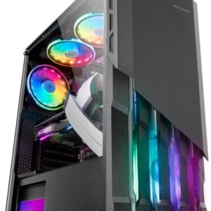 Caixa ATX MC-X2 FRGB Acr?lico (Preto) - MARS GAMING