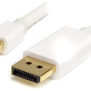 Cabo DisplayPort Macho - Mini DisplayPort Macho Branco (1 metro) - STARTECH