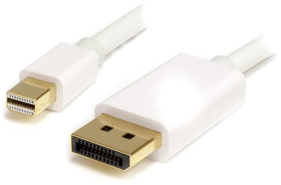 Cabo DisplayPort Macho - Mini DisplayPort Macho Branco (1 metro) - STARTECH