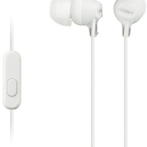 Auriculares c/ Micro MDR-EX15AP (Branco) - SONY