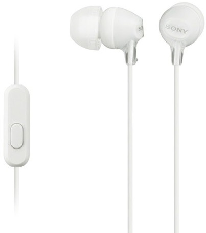 Auriculares c/ Micro MDR-EX15AP (Branco) - SONY