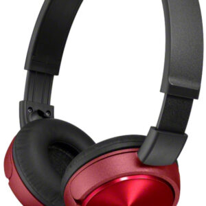Auscultadores ZX310APR St?reo (Vermelho/Preto) - SONY